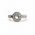 Bulgari - Bague Tournant - Or blanc et Diamants
