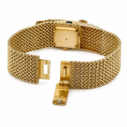 Montre mystérieuse Ruban Tressé - Or jaune et Diamants
