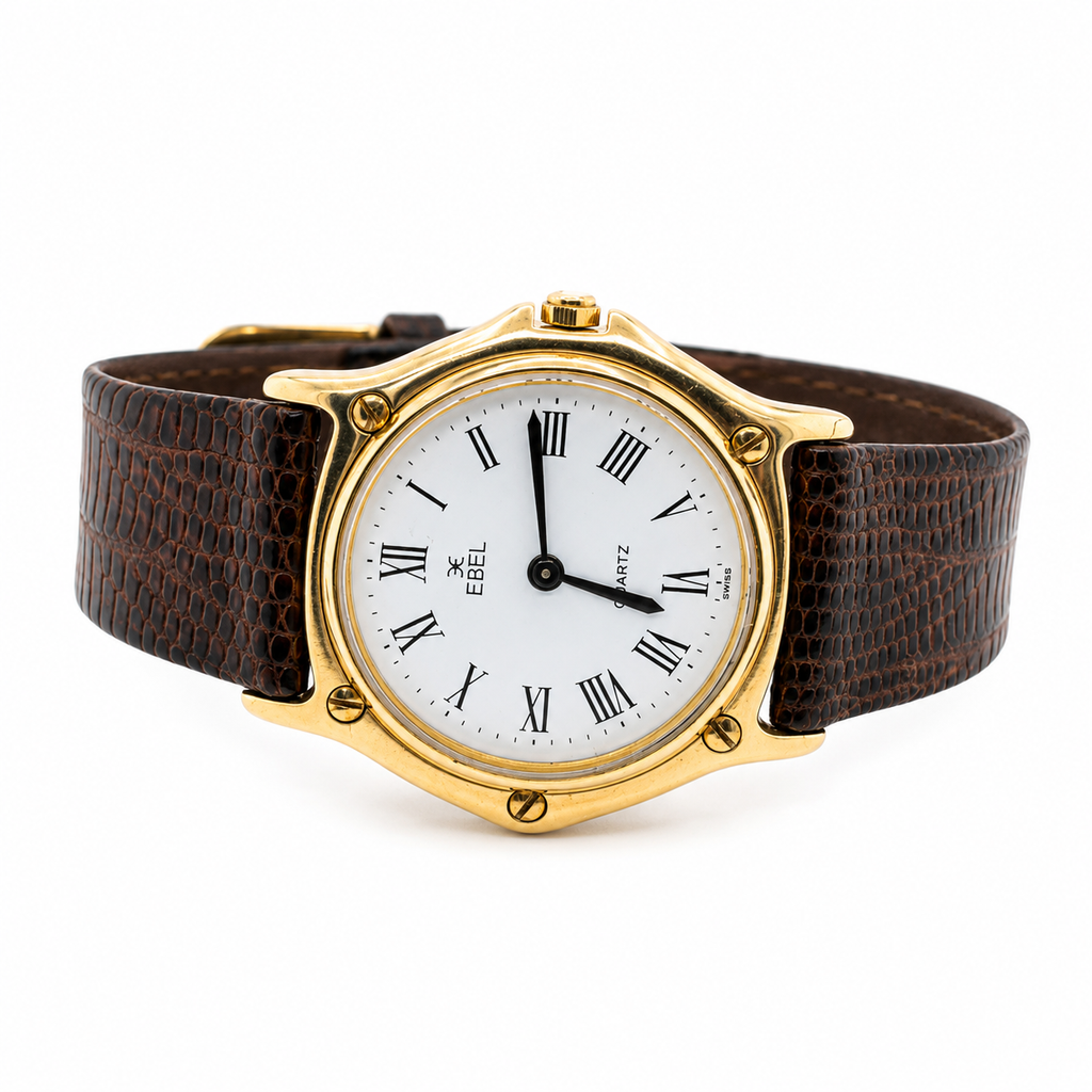 Ebel - Yellow Gold Watch - Wave - 90s