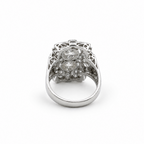 Art déco - Bague Platine - Diamants 3,72 carats