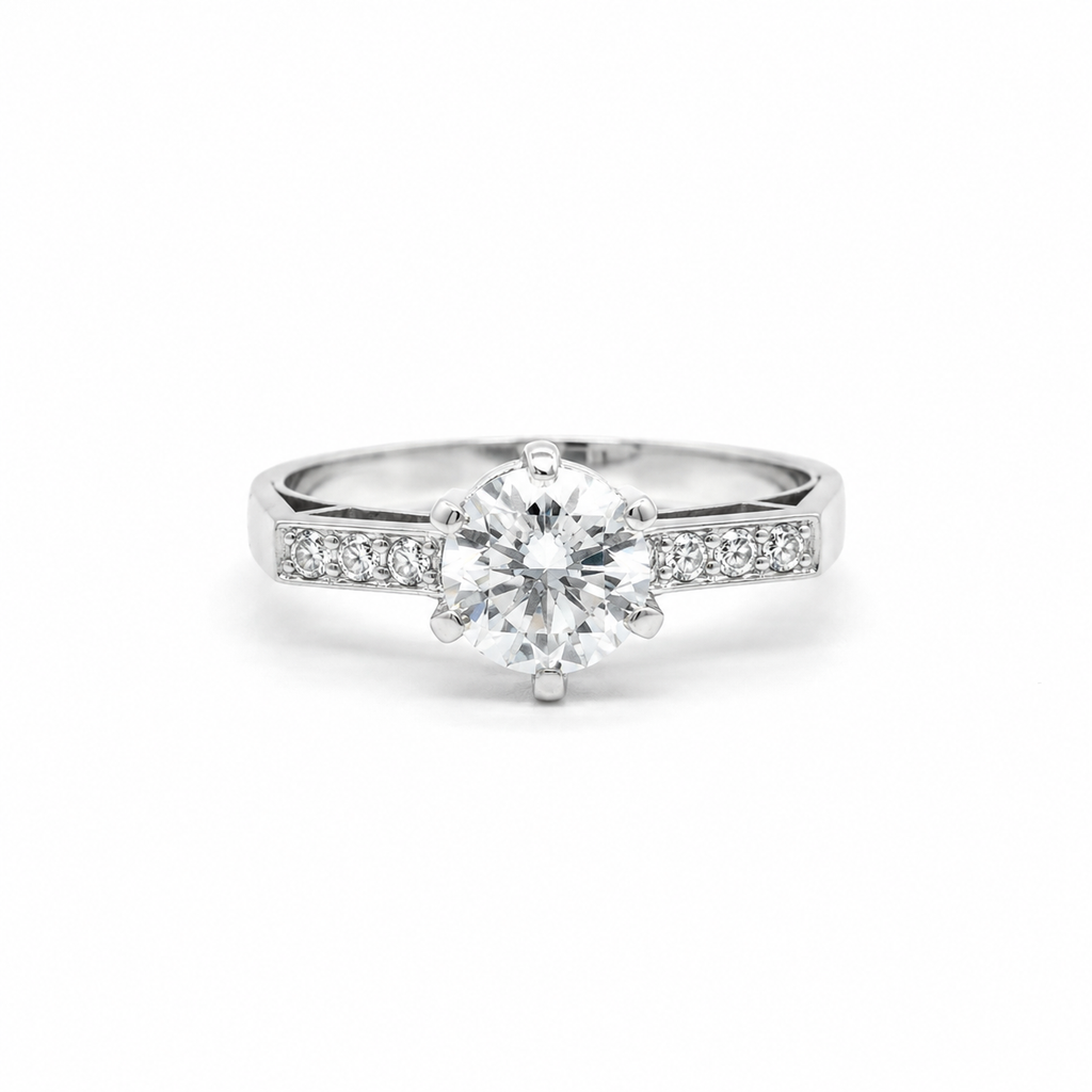 Bague Platine - Diamants 1,21 carats