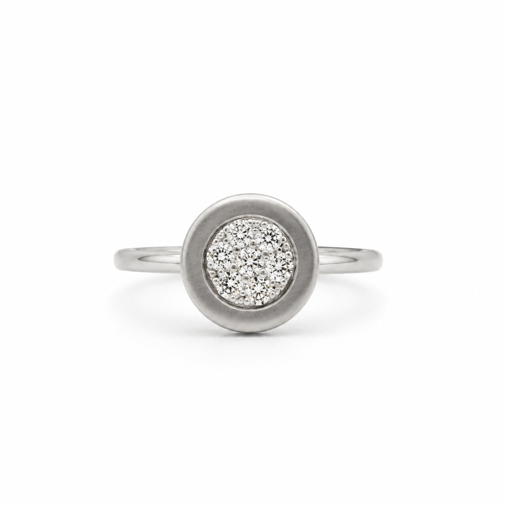 Bague Or blanc et Diamants