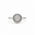 Bague Or blanc et Diamants