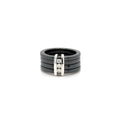 Guy Laroche - 5-ring ring - Ceramic and Diamonds