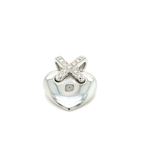 Chaumet - Pendentif coeur lien Or blanc et Diamants