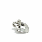 Chaumet - Pendentif coeur lien Or blanc et Diamants