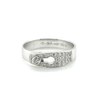 DINH VAN - Bague Serrure Or blanc et Diamants