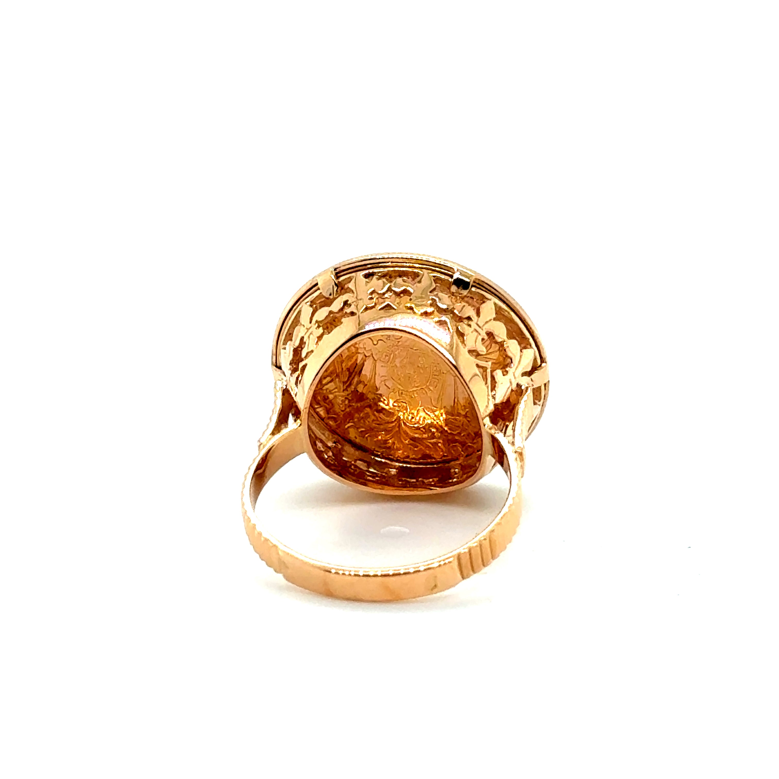 Bague chevalière Pièce Francois Joseph - Autriche