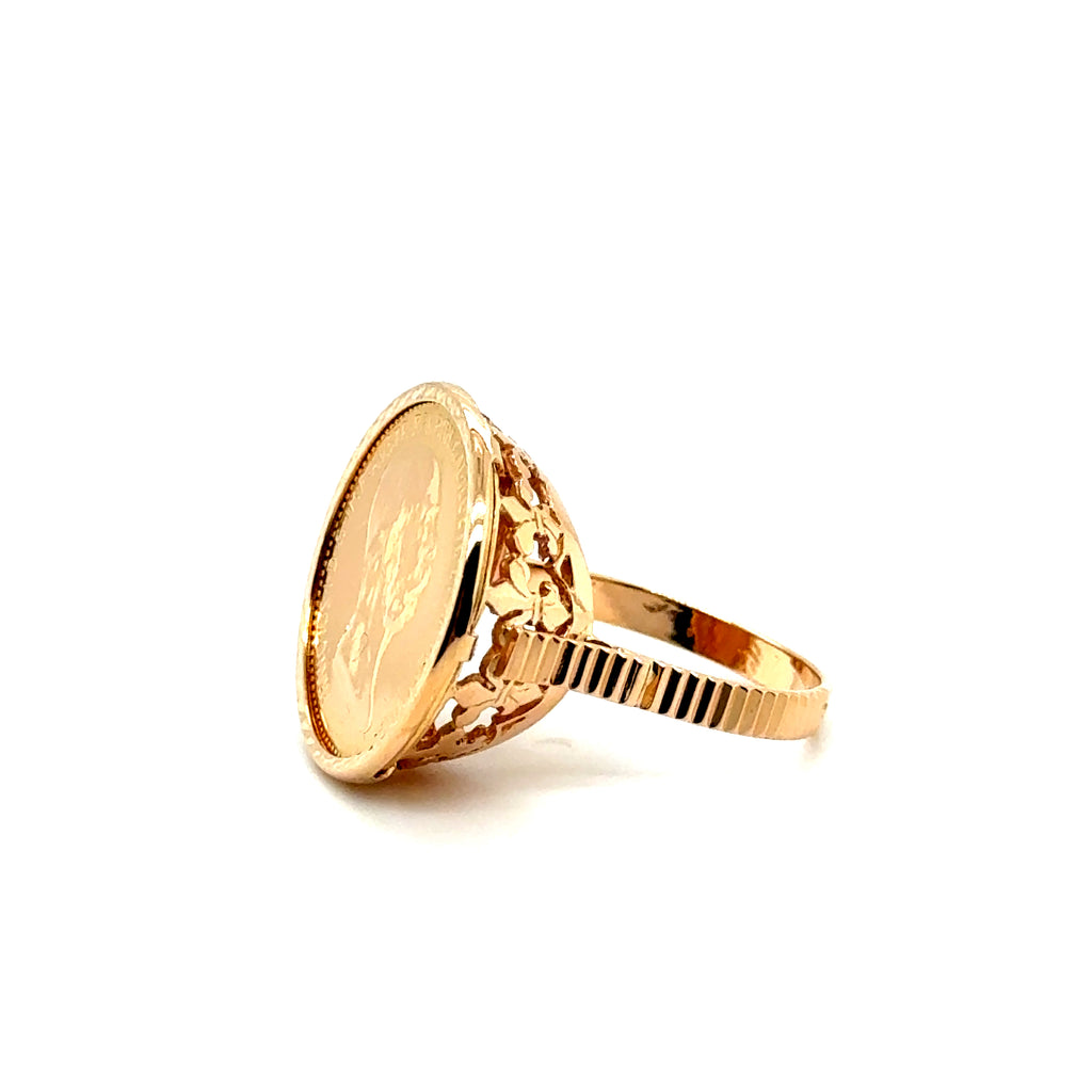 Bague chevalière Pièce Francois Joseph - Autriche