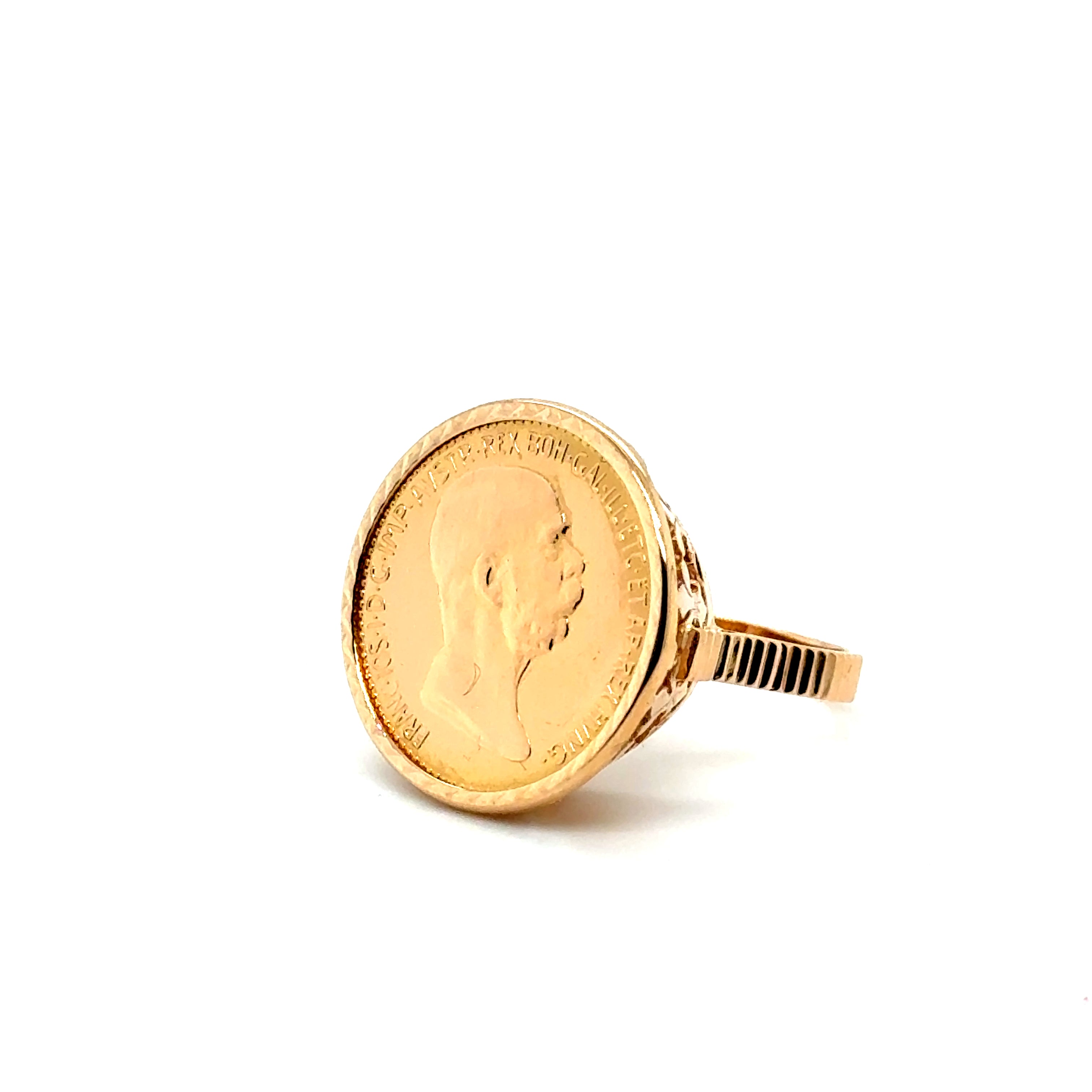 Bague chevalière Pièce Francois Joseph - Autriche