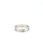 Gucci - Bague Icon Or Blanc