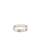 Gucci - Bague Icon Or Blanc