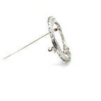 Art Déco - Broche Platine et Diamants