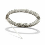 Art Déco - Broche Platine et Diamants