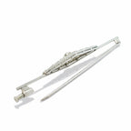 Art déco - Broche Or blanc et diamants