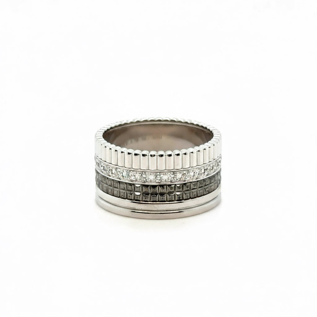 Boucheron - Bague quatre Black édition Large