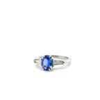 Bague Platine - Tanzanite et Diamants