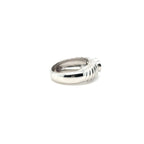 Bague Ancienne Or Blanc - Rubis et Diamants