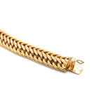 Bracelet Maille Tressée - Or jaune