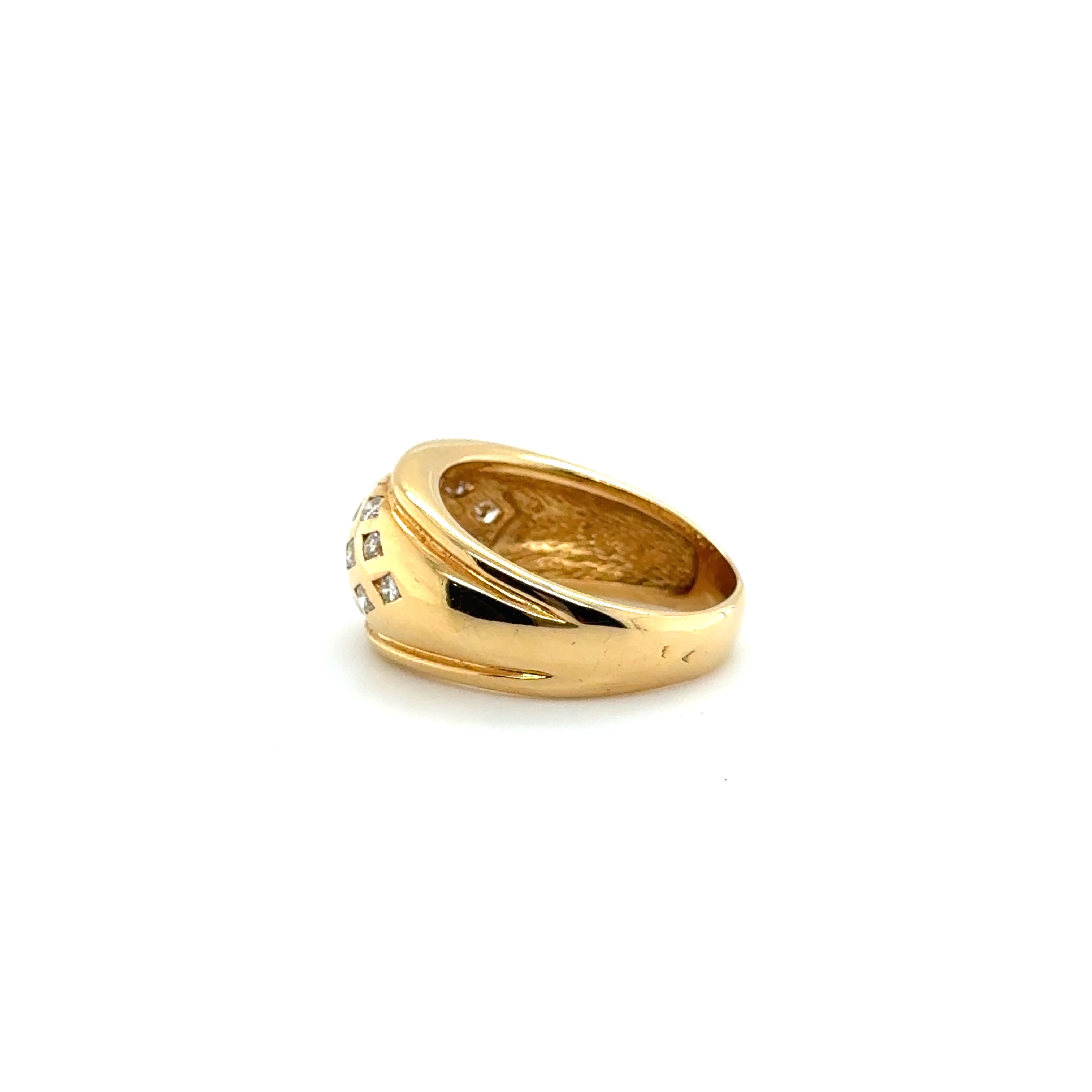 Bague Or jaune et Diamants