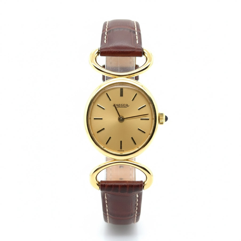 Jaeger Lecoultre - Montre Femme - Modèle Etrier - Or Jaune