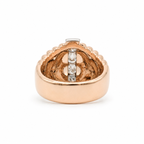 Bague Vintage - Or rosé et Diamants - 1940