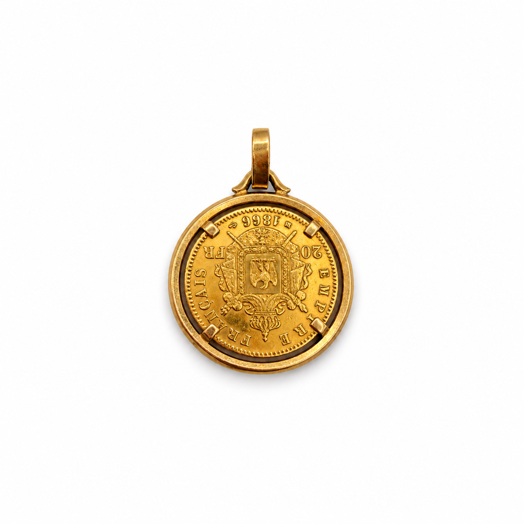 Pendentif Pièce 20 francs Napoléon III