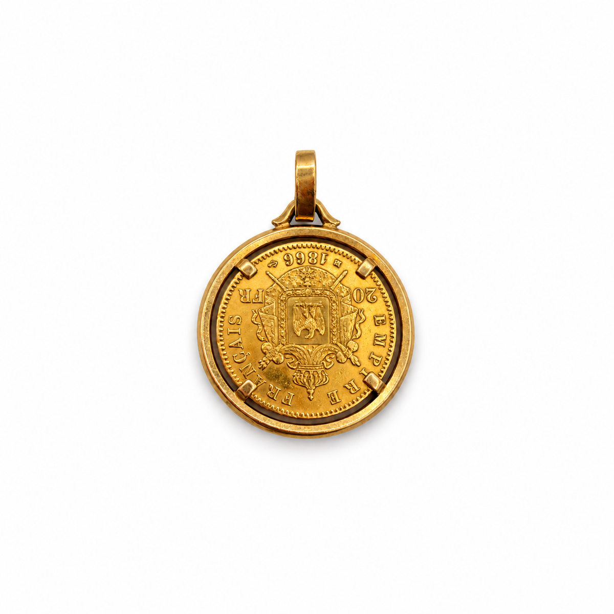 Pendentif Pièce 20 francs Napoléon III