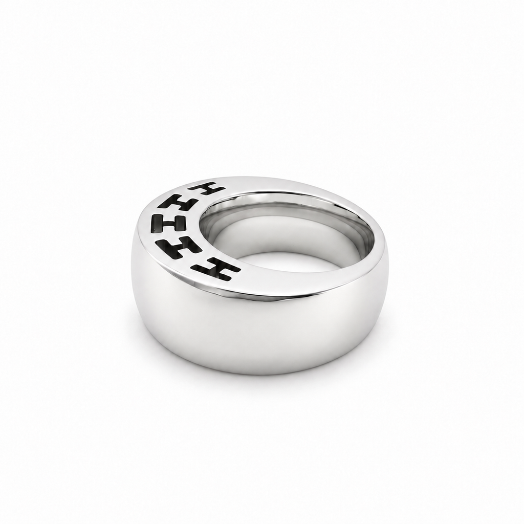 Hermès - Bague Jonc Argent Modèle Clarté