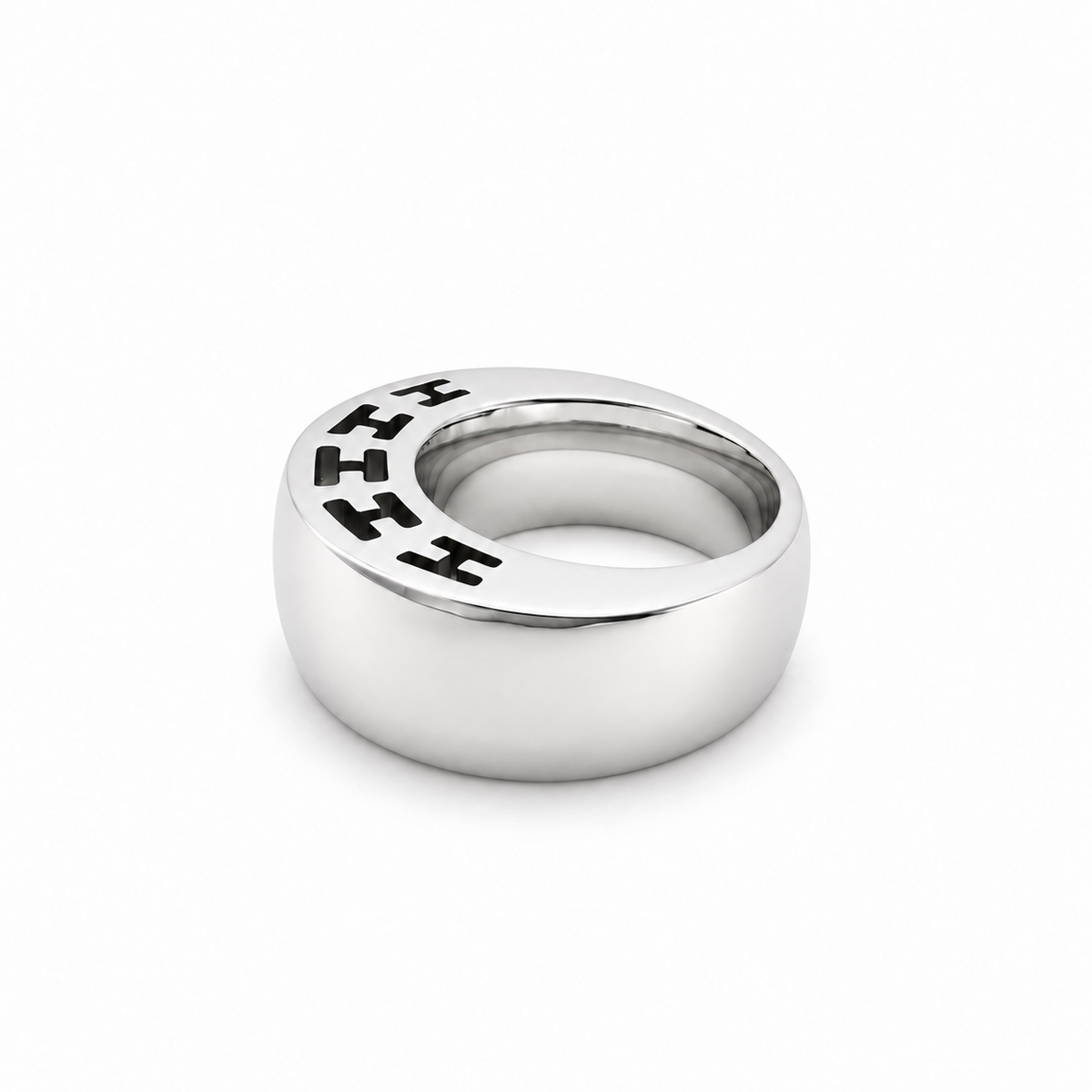 Hermès - Bague Jonc Argent Modèle Clarté
