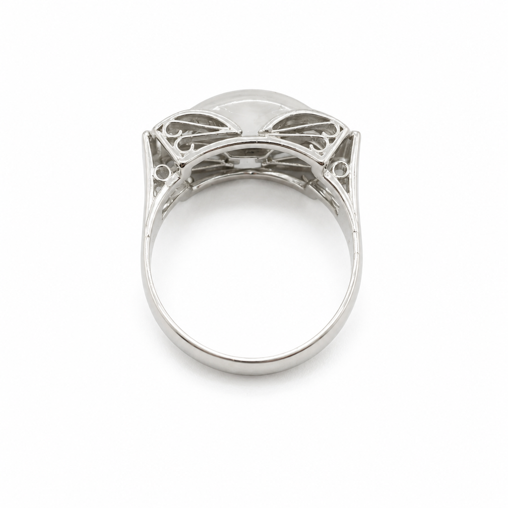 Art déco - Bague Platine - Diamants 1,07 carats