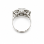 Art déco - Bague Platine - Diamants 1,07 carats