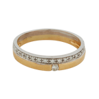 Bague Deux Ors - Diamants