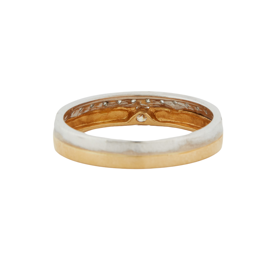 Bague Deux Ors - Diamants