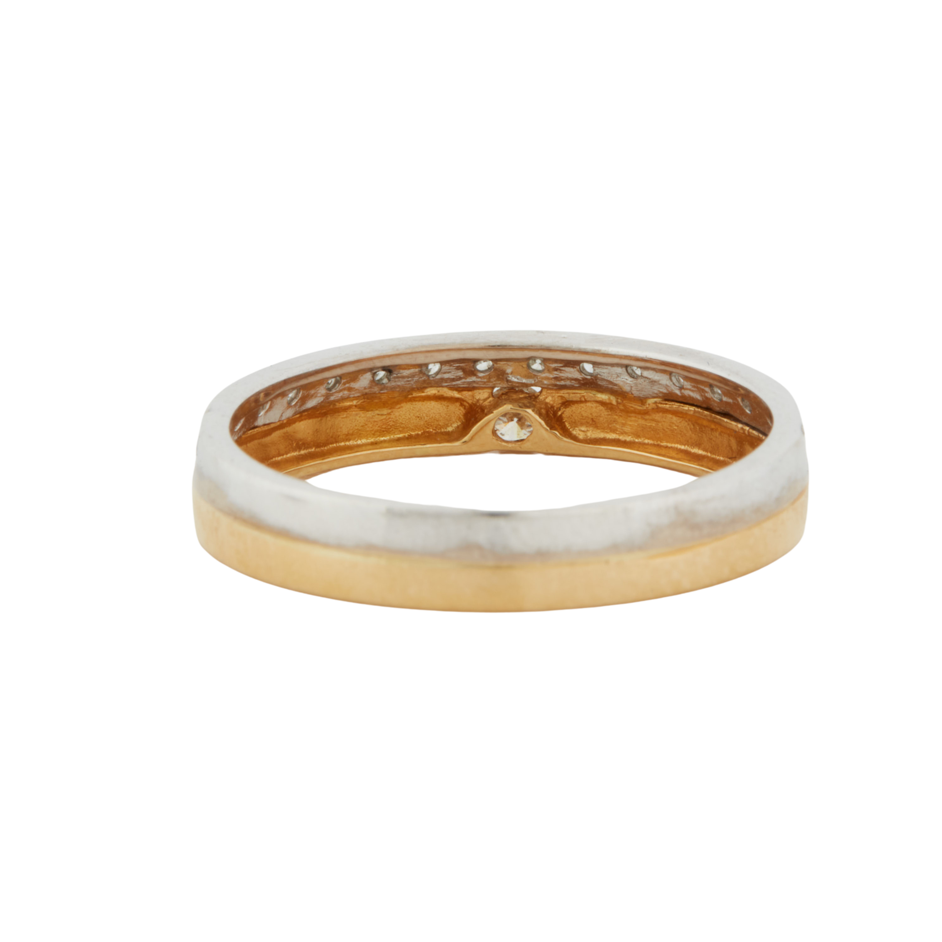 Bague Deux Ors - Diamants