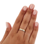 Bague Deux Ors - Diamants