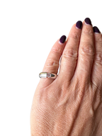 Solitaire - Or blanc et diamant