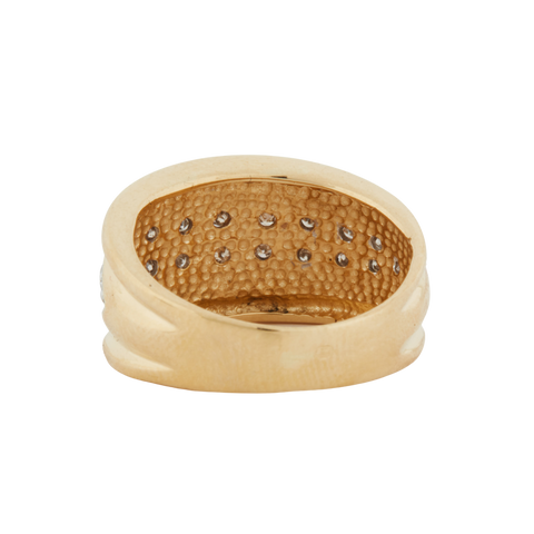 TWO GOLD RING - Diamonds