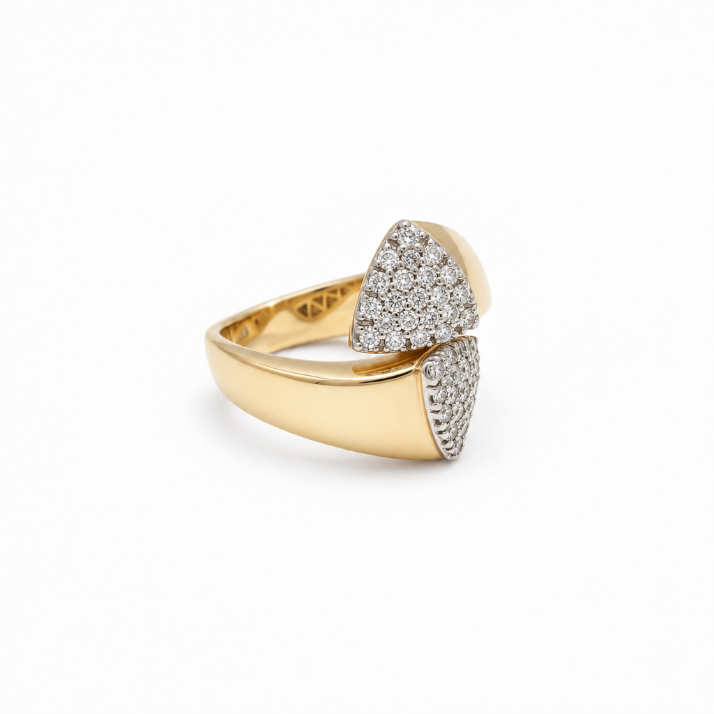 Bague Toi & Moi - Or Jaune et Diamants