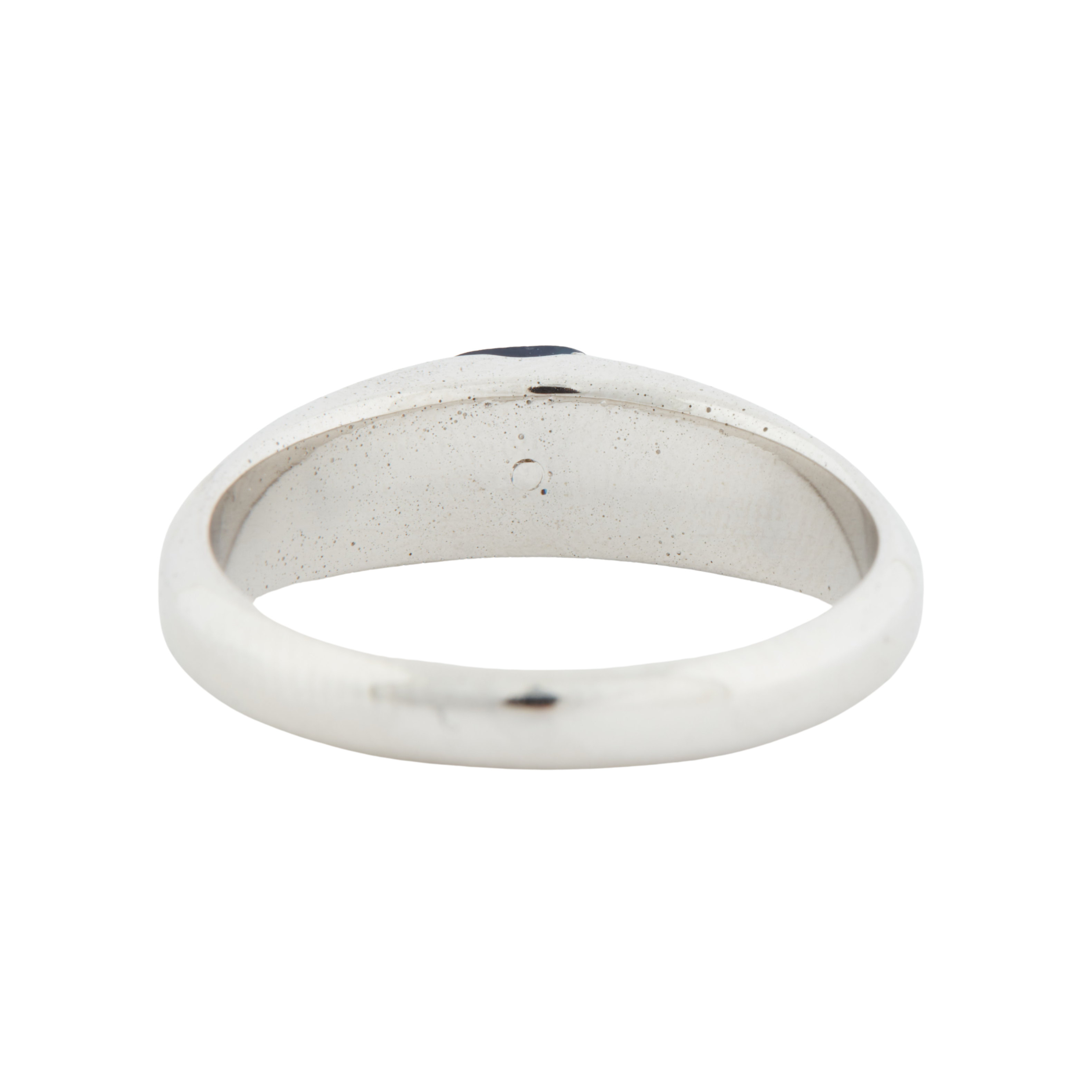 Bague Or Blanc - Saphir