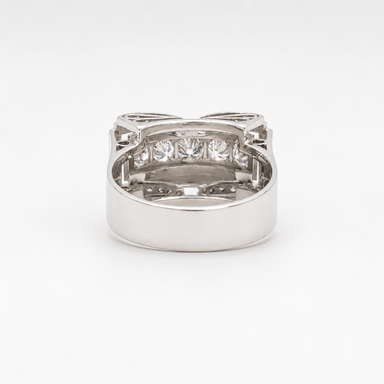Art déco - Bague Platine - Diamants 1,07 carats