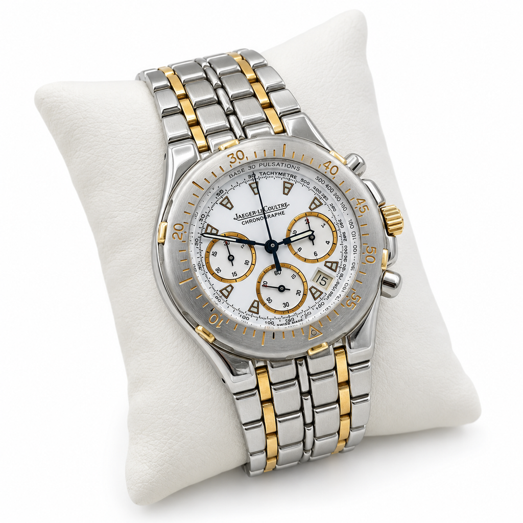 Jaeger Lecoultre - Montre Or et Acier - Kryos Chronographe