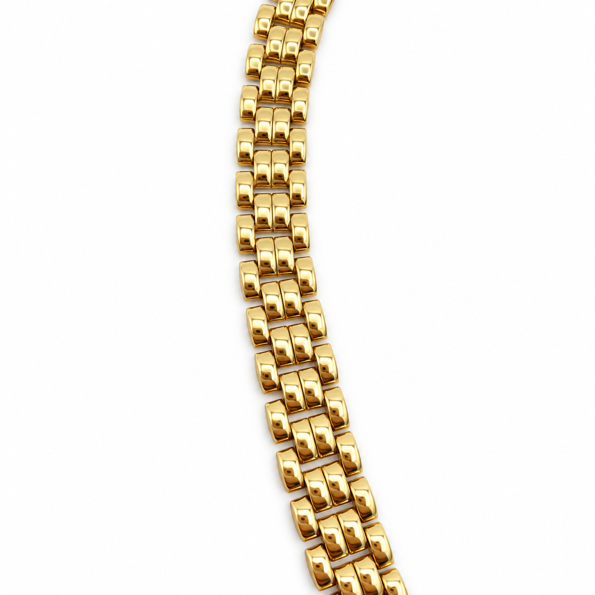 Collier - Or jaune Maille Panthère
