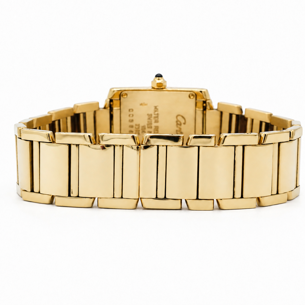 Cartier - Montre Tank Française - Or jaune