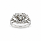 Art déco - Bague Platine et diamants