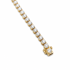 Bracelet Tennis - Or jaune - Diamants