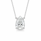 Collier pendentif Diamant Poire 1,55 carats DSI1