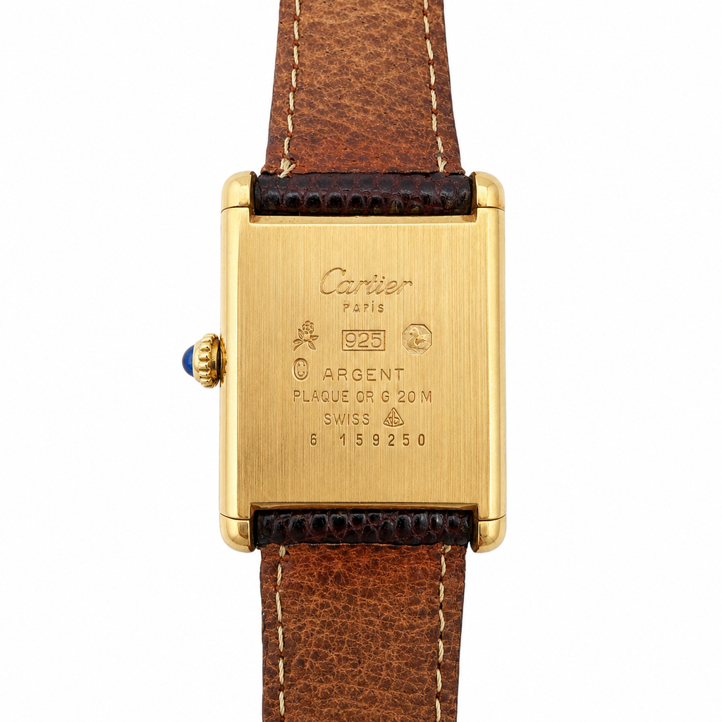 Cartier - Montre Tank Must Trinity - Vermeil