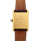 Cartier - Montre Tank Must Trinity - Vermeil