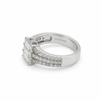 Bague Or Blanc - Diamants 1,82 carats